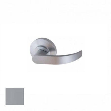 DORMA Key-In-Curved Lever, Passage Function, Lever Always Active, 689 Aluminum Finish 8C23-689